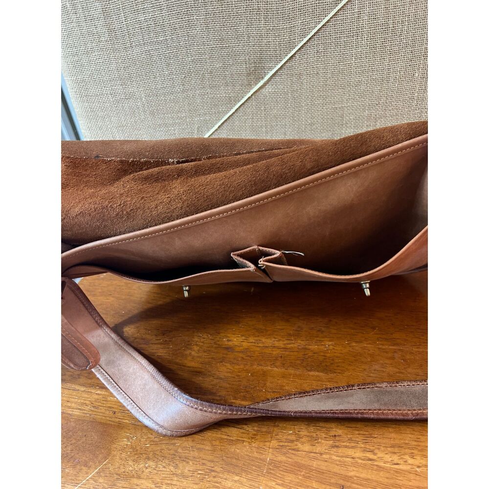 COACH Vintage Musette Leather Messenger Bag Briefcase Laptop - Picture 11 of 11